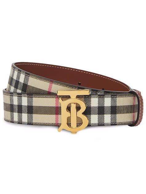 Burberry Vintage Check Belt 